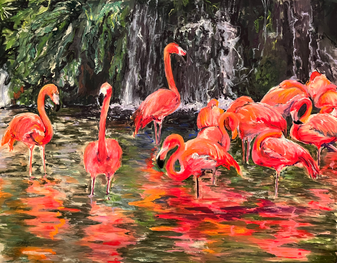 Flamingos: Party of Fourteen